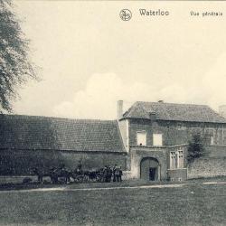 CPA BELGIQUE WATERLOO HOUGOUMONT Fiacre