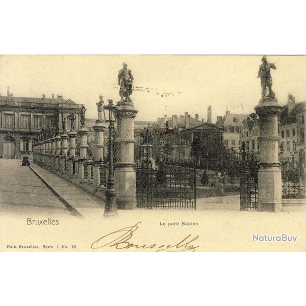 CPA Belgique Bruxelles Le Petit Sablon Dec 1904