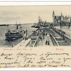 CPA Belgique ANVERS Embarcad&egrave;re Mus&eacute;e Steen
