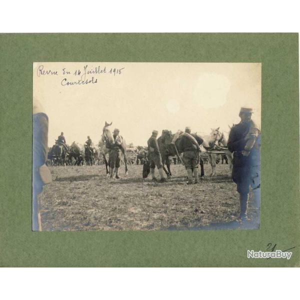 Photographie Ancienne Guerre 14 Juillet Courtisols