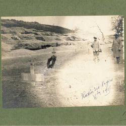 Photographie Ancienne Guerre Ravin des Noyers Dec 1915