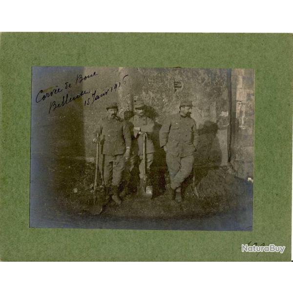 Photographie Ancienne Guerre 80 Somme Belleuse