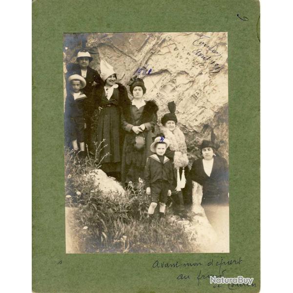 Photographie Ancienne Guerre D�part au front Toulon