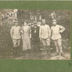 Photographie Ancienne Guerre Sénécourt