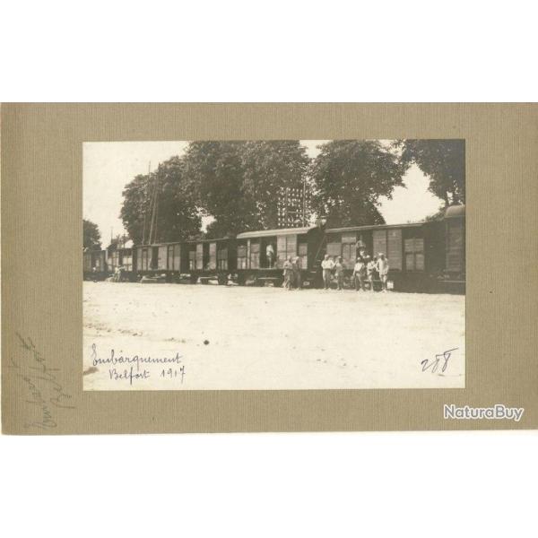 Photographie Ancienne Guerre Belfort 1917