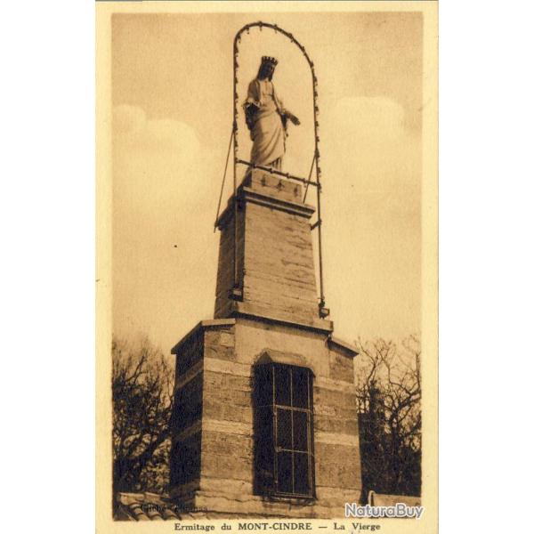 CPA 69 RHONE Ermitage du Mont Cindre La vierge Statue