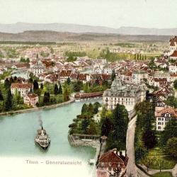CPA SUISSE BERNE Thun Generalansicht CPN 508