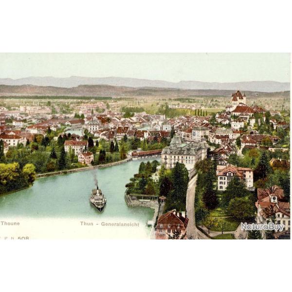 CPA SUISSE BERNE Thun Generalansicht CPN 508