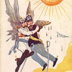 CPA Illustr&eacute;e SANTINI Italien Satire Guerre Italia