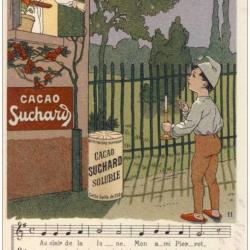 CPA Carte publicitaire Chocolat Suchard