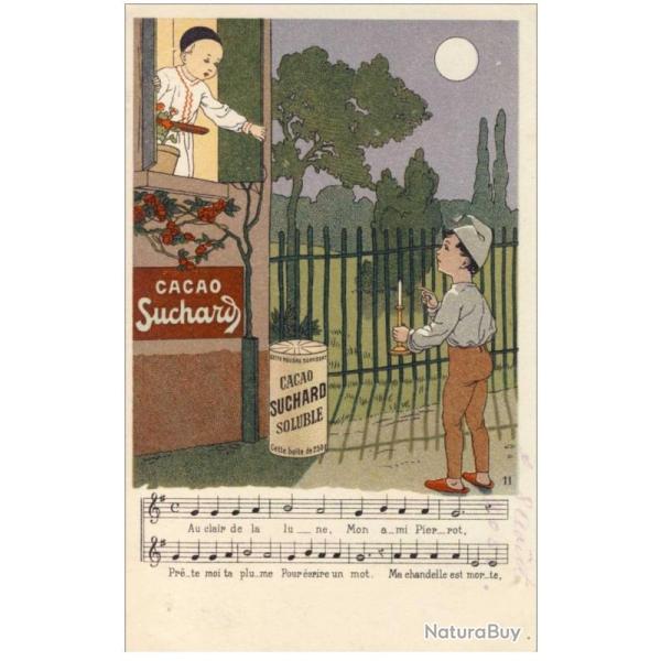 CPA Carte publicitaire Chocolat Suchard