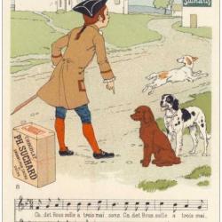 CPA Carte publicitaire Chocolat Suchard