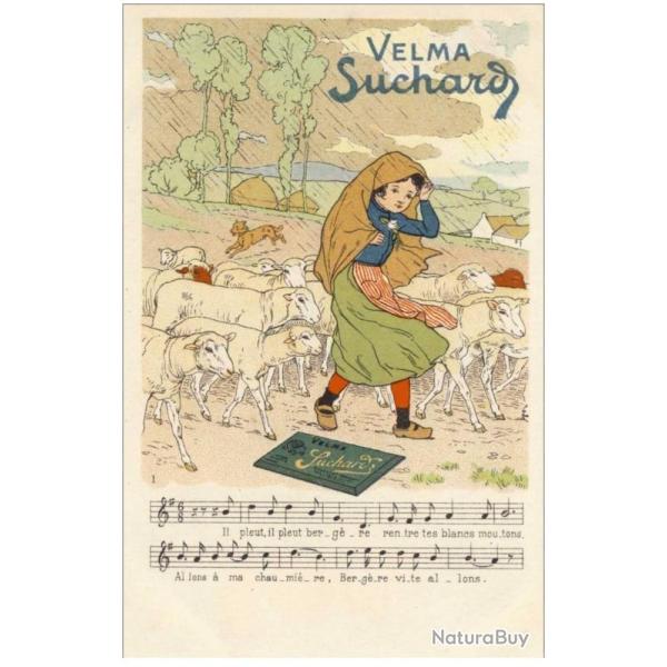 CPA Carte publicitaire Chocolat Suchard