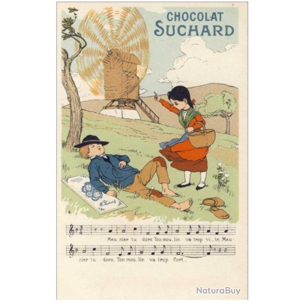 CPA Carte publicitaire Chocolat Suchard