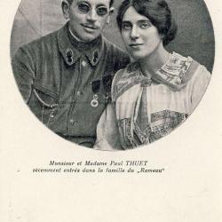 CPA Militaria Aveugle Famille du Rameau d'Olivier N&deg;36