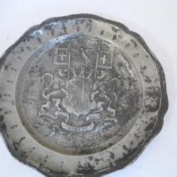 Assiette &eacute;tain Gen&egrave;ve