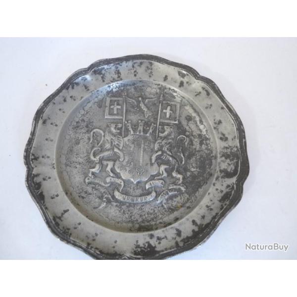 Assiette �tain Gen�ve