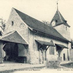 CP Suisse Vaud &Eacute;glise Vaudoise Temple de Giez 1905
