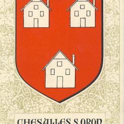 CP Suisse Vaud &Eacute;cusson blason Chesalles Sur Oron