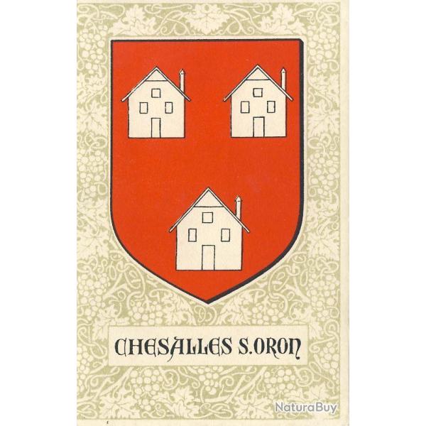 CP Suisse Vaud �cusson blason Chesalles Sur Oron