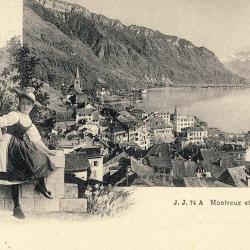 CP Suisse Vaud Montreux et la Dent du Midi costume
