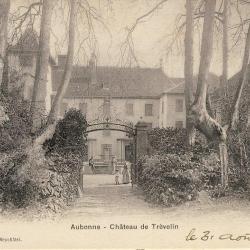 CPA Suisse Vaud Aubonne Ch&acirc;teau de Tr&egrave;velin 1907