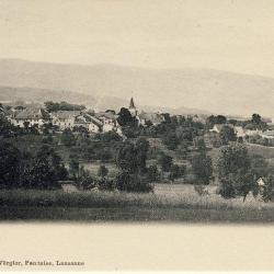 CPA Suisse Vaud Gimel vue g&eacute;n&eacute;rale