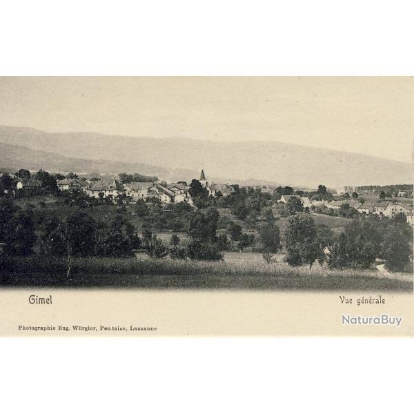 CPA Suisse Vaud Gimel vue g�n�rale