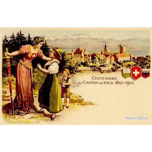 CPA Suisse Vaud Centenaire du canton de Vaud 1903