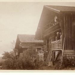 CPA Suisse Vaud chalet montagne Les Planards 1932