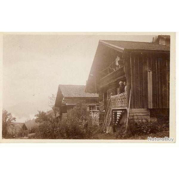 CPA Suisse Vaud chalet montagne Les Planards 1932