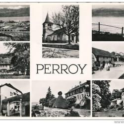 CP Suisse Vaud Perroy Diverses vues du petit village