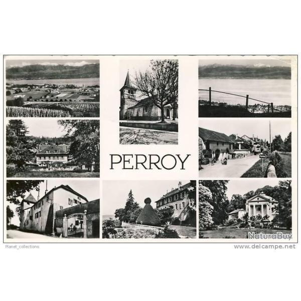 CP Suisse Vaud Perroy Diverses vues du petit village