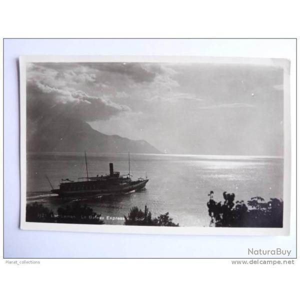 CPA Suisse Vaud Montreux Lac L�man Bateau Express