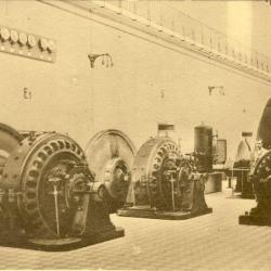 CP photo Suisse Bâle Basle Centrale Électrique intérieur