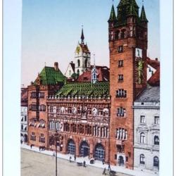 Carte Postale Suisse Basel B&acirc;le Rathaus