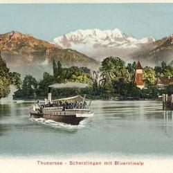 CP Suisse BERNE Thunersee Scherzlingen Bluemlisalp