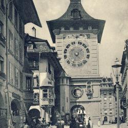 CP Suisse Berne Bern Zeitglockenturm Horloge cal&egrave;che