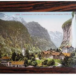 CP Suisse Berne Lauterbrunnen mit Staubbach Jungfrau