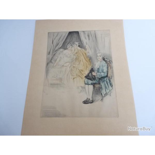 Gravure rotique ancienne