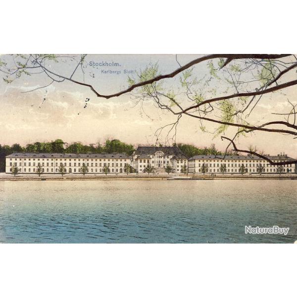 CPA SUEDE SWEDEN Stockholm Karlbergs Slott 1920