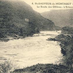 CPA 07 Ard&egrave;che St SAUVEUR de MONTAGUT Oli&egrave;res L'Erieux