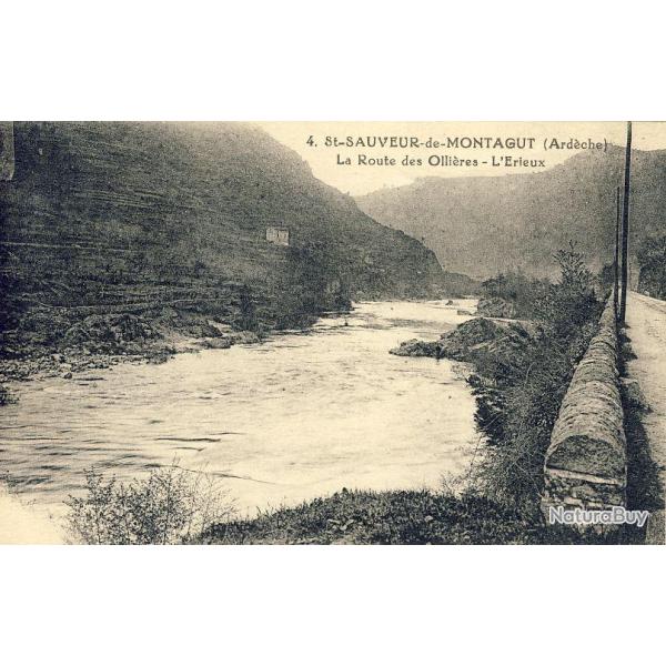 CPA 07 Ard�che St SAUVEUR de MONTAGUT Oli�res L'Erieux