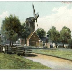 CP Holland Pays-Bas Zaandam Oostzijderveld Moulin Molen