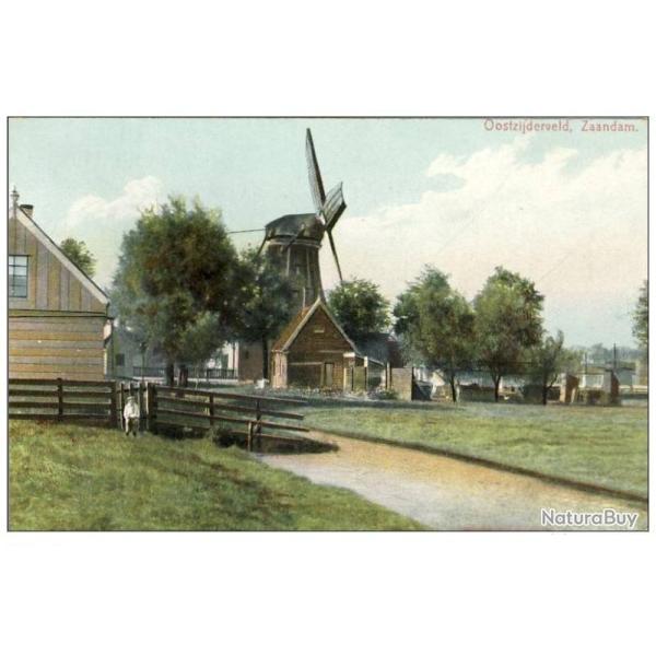 CP Holland Pays-Bas Zaandam Oostzijderveld Moulin Molen