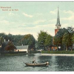 CP Holland Pays-Bas Waterland Broek Gezicht op de Kerk