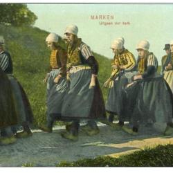 CP Holland Pays-Bas Marken Uitgaan der Kerk