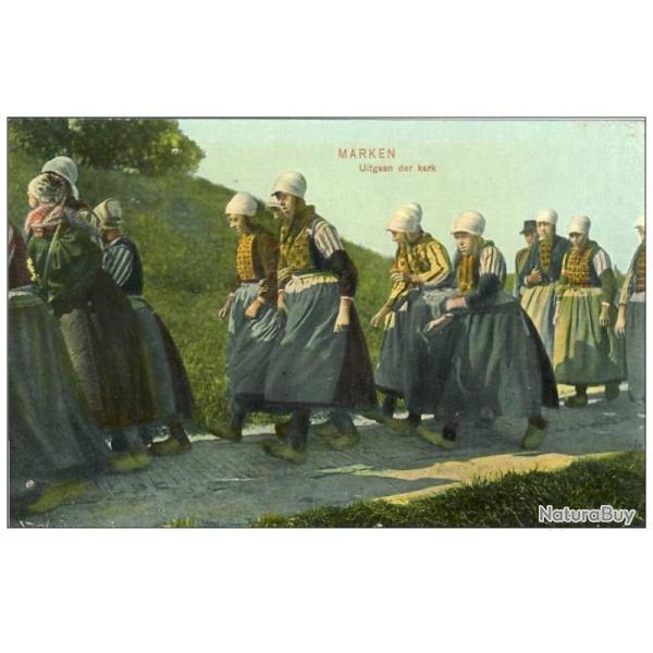 CP Holland Pays-Bas Marken Uitgaan der Kerk