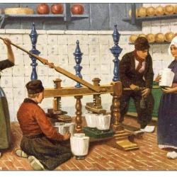 CP Pays-Bas Holland Making Cheese Fabrique Fromage