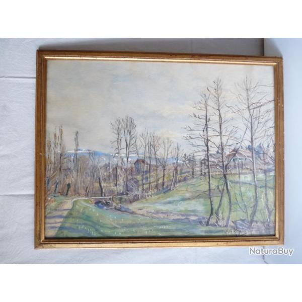 Tableau Peinture Charles de ZIEGLER Paysage Suisse